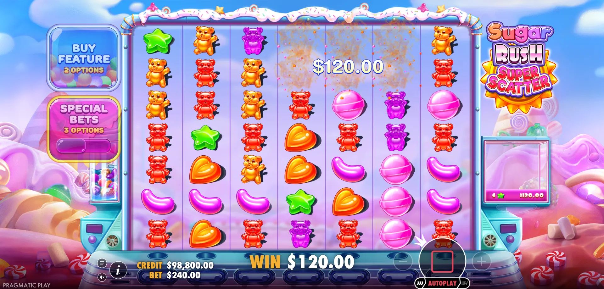 Introducción a Sugar Rush Super Scatter
